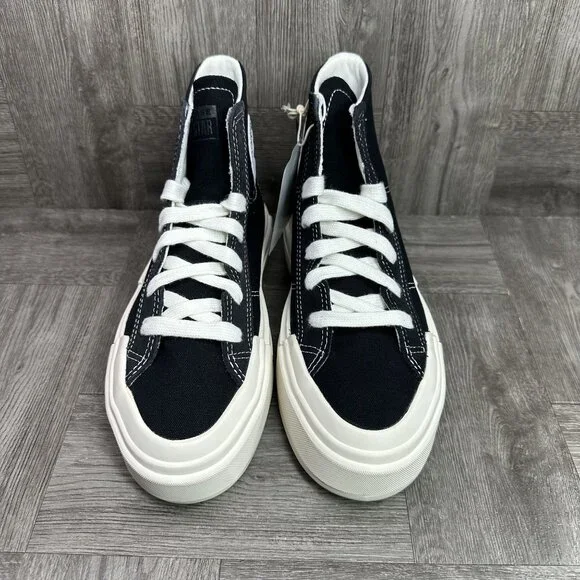 Converse Black and White High-Top Sneakers - Picture 3 of 13
